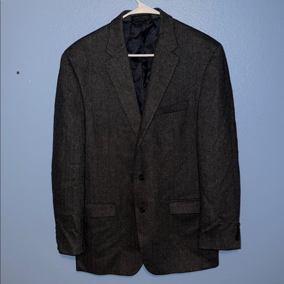 Lauren Ralph Lauren Classic Men's Gray Blazer Wool Cashmere - 42L - B6 - Picture 1 of 7